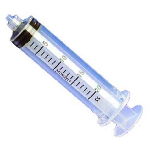 20 Ml Syringe By Kendall Monoject With Luer Lock Tip 8881520657