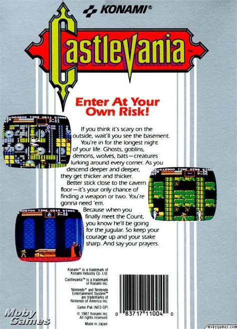 Castlevania 1986 Nes Box Cover Art Mobygames Retro Games Poster