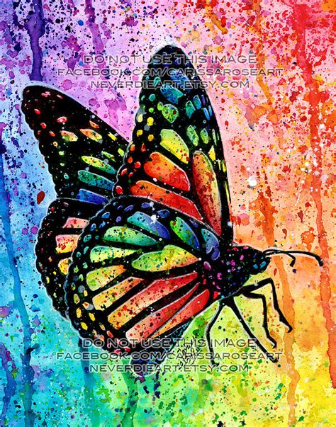Butterfly Painting By Carissa Rose Stevens