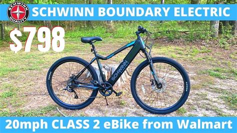 Schwinn Boundary Electric 29er Mountain Bike From Walmart 20 Mph With