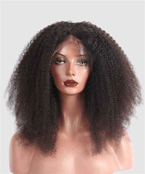 dolago 4b 4c afro kinky curly lace front wigs for black women girls 150 brazilian human hair