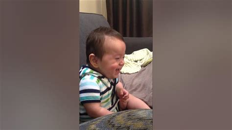 Baby Laughing Hysterically At Dog Youtube