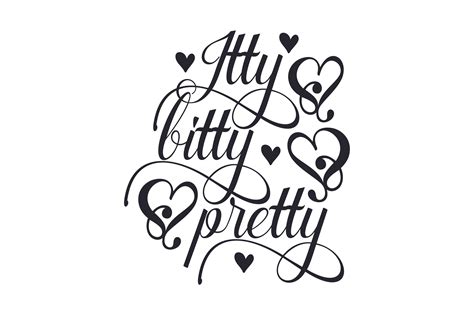 Itty Bitty Pretty Svg Cut File By Creative Fabrica Crafts · Creative