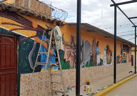 Más De 20 Murales Adornan El Paseo Cultural De La Ciudad De Talanga