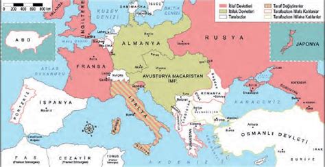 Bu imparatorluğu oluşturan avusturya i̇mparatorluğu ve macaristan. 1. Dünya Savaşının Nedenleri - İnkılap Tarihi