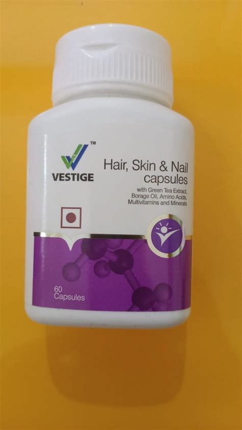 Vestige Multivitamins Hair Skin Nails Capsules For Personal Packaging