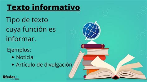 Texto Informativo Qué Es Características Estructura Tipos Ejemplos