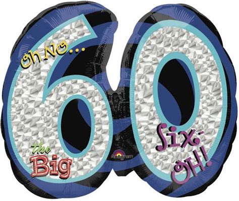 Oh No The Big 60 Foil Balloons