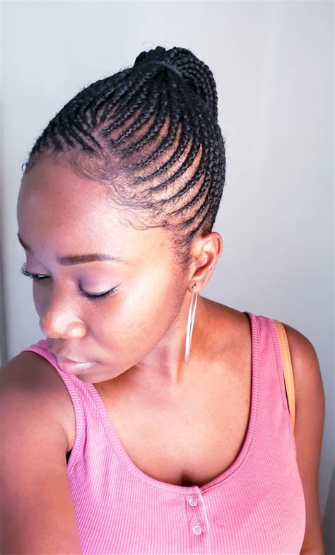 21 Ponytail Hairstyles With Cornrows Hairstyle Catalog