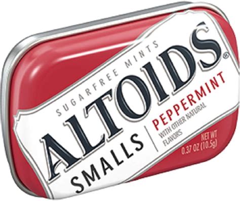 Altoids Mints Smalls Peppermint Sugar Free Tins 37 Oz Pack Of 9