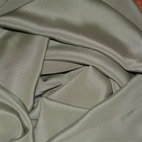 Solid Silk Fabric For Linings For Dresses Celadon Pure Silk Fabric
