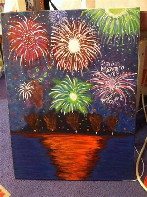 Fireworks Homeschool Art Painting Painting Projects