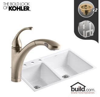 Make sure this fits by entering your model number.; Faucet.com | K-5814-4/K-10433-BV in Brushed Bronze Faucet by Kohler