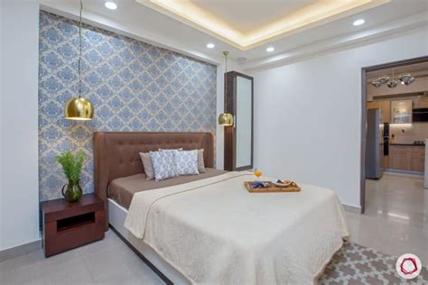 Splendid 3bhk In Noida Gets Modern Design Bed Furniture Design