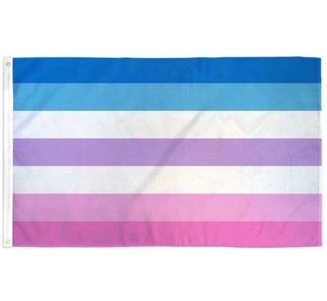 Bigender Flag 3 X5 Grand Rapids Trans Foundation