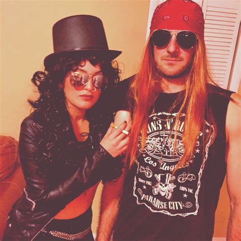 Halloween Costume Guns N Roses Female Slash Axl Rose 80er Jahre Mode