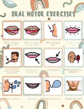 Oral Motor Exercises Speech Therapy Activities Language Speech