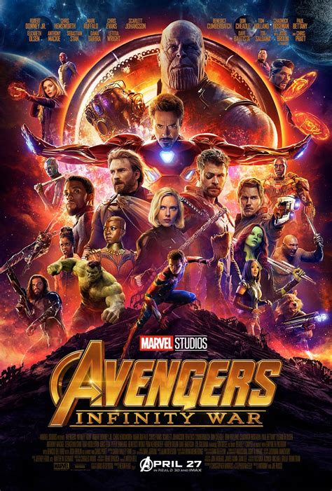 Avengers Infinity War 2018 Poster 38 Trailer Addict