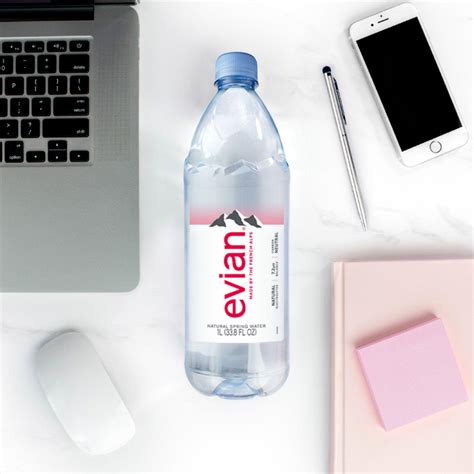 In addition to the mineral water, danone group uses the evian name for a line of organic skin care products as well as a luxury resort in france. Evian Natural Spring Water (1L / 12pk) Jarasim