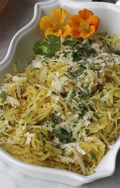 Spaghetti Squash With Garlic And Parmesan Ever Open Sauce