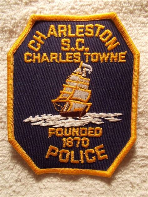 Sc Charleston Reproduction Patches Police Charleston