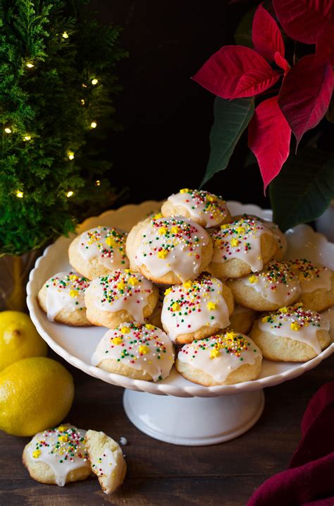 Homemade lemon christmas cookies 16 16. Glazed Lemon Sour Cream Cookies - Cooking Classy