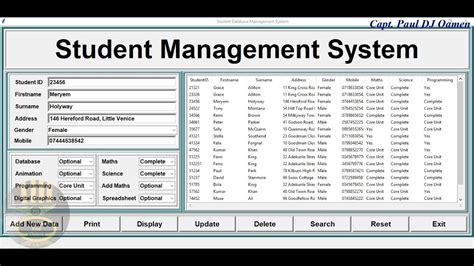 An Overview Of Student Database Management System Developed With Mysql