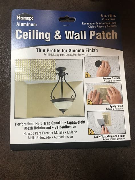 Homax Ceiling And Wall Patch 6 X 6 Perforated Aluminum Lb 7 Ebay