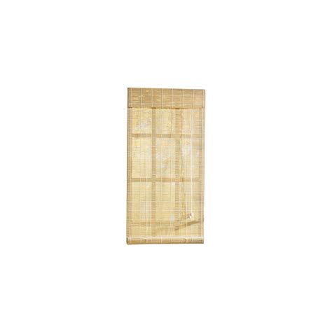 Style Selections 48 In W X 72 In L Whitenatural Light Filtering Bamboo