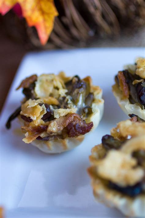 Maybe you would like to learn more about one of these? Green Bean Casserole Phyllo Cups | Overnight french toast ...