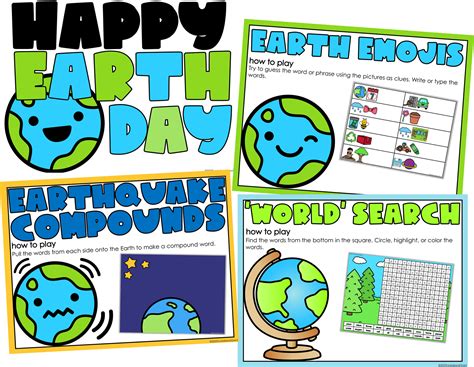 Earth Day Activities Tunstalls Teaching