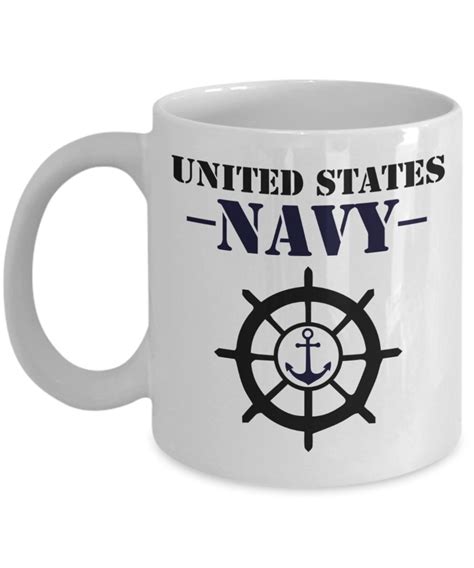 Us Navy Coffee Mug United States Navy Mugnavy Retirement Etsy