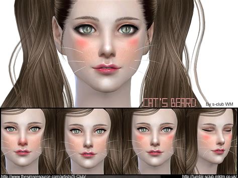 Sims 4 Cat Whiskers Cc