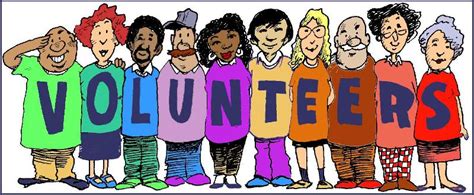 Volunteer Clip Art Illustrations For Community Service And Giving Back