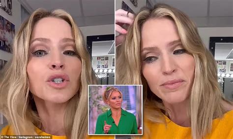The View Host Sara Haines Admits She Is Feeling Sad And Annoyed As