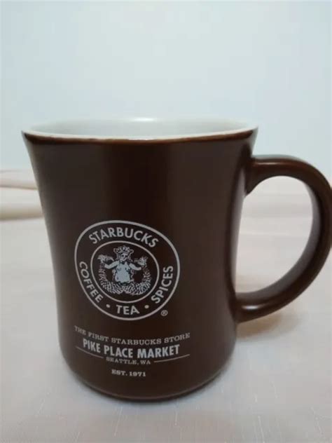 Exclusive Starbucks First Store Pike Place Market 14 Oz Ceramic Siren