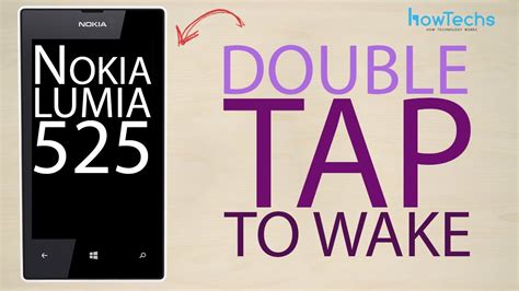 Nokia Lumia 525 Double Tap To Wake How To Youtube