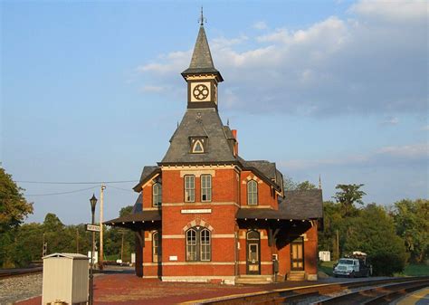 Baltimore And Ohios Beautiful Point Of Rocks Maryland Depot Designed By