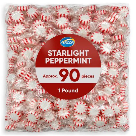Arcor Starlight Peppermints Mints 1 Lb Approx 90