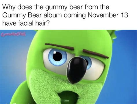 Why Does The Gummy Bear From The Gummy Bear Album Coming November 14