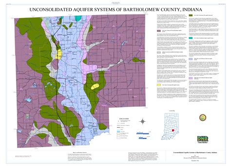 Dnr Water Aquifer Systems Maps 17 A And 17 B Unconsolidated And