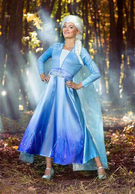 Disney Frozen 2 Anna Elsa Costume Princess Dress Elsa Cosplay Women