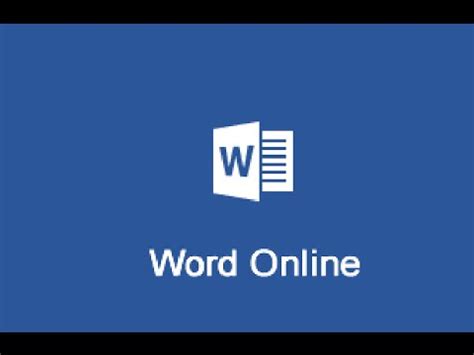 Cómo usar Office Word Gratis (Online) - YouTube