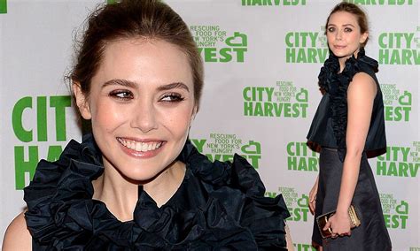 Elizabeth Olsen Stands Out In An Unusual Ruffled Ensemble At New York