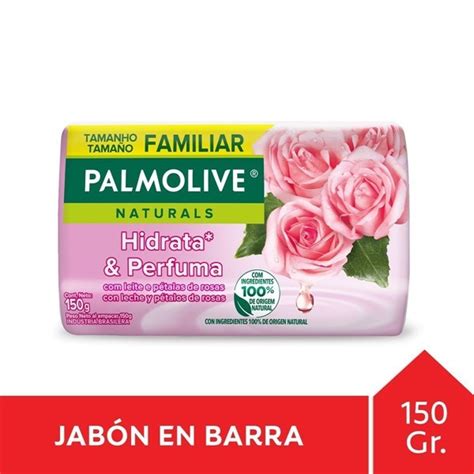Palmolive Jabón En Barra Naturals Hidrata Y Perfuma 150 Gr Palmolive