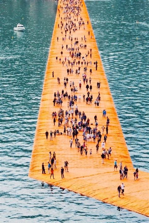 The Floating Piers By Christo And Jeanne Claude By Giorgia Polo On