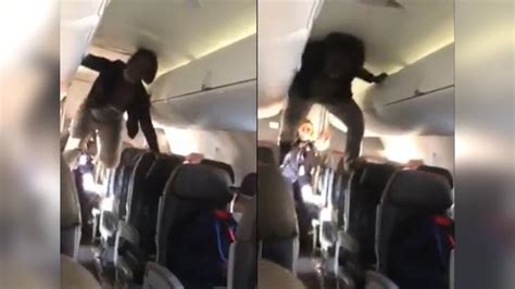 inside mystery woman suffers demonic meltdown on flight