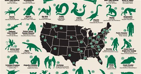 Philly Artist Designs Us Mythical Creature Map Phillyvoice