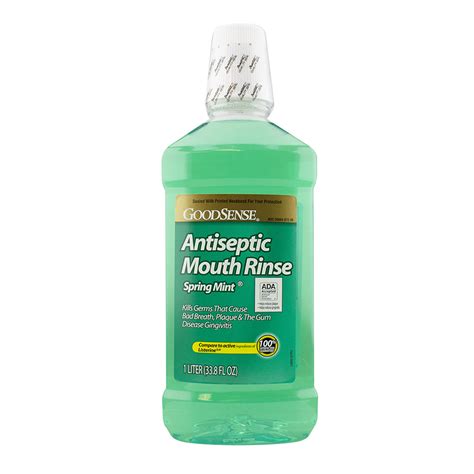 Goodsense® Antiseptic Mouth Rinse Spring Mint® Kills Germs 1 L