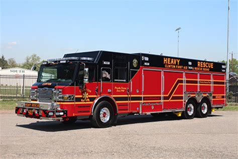 Massive Heavy Rescue Built By Pierce Delivered To Clinton Nj First